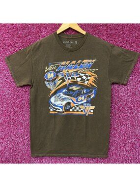 Van Halen Nascar Racing Car Graphic Design T-Shirt Medium